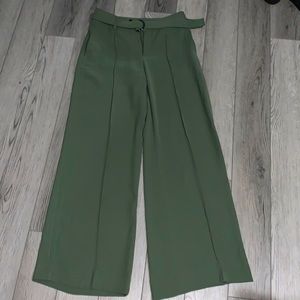 Banana Republic Green Wide Leg Pants 2